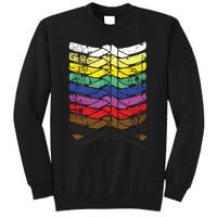 Cool Illustrated Karate Belt Colors Tall Sweatshirt