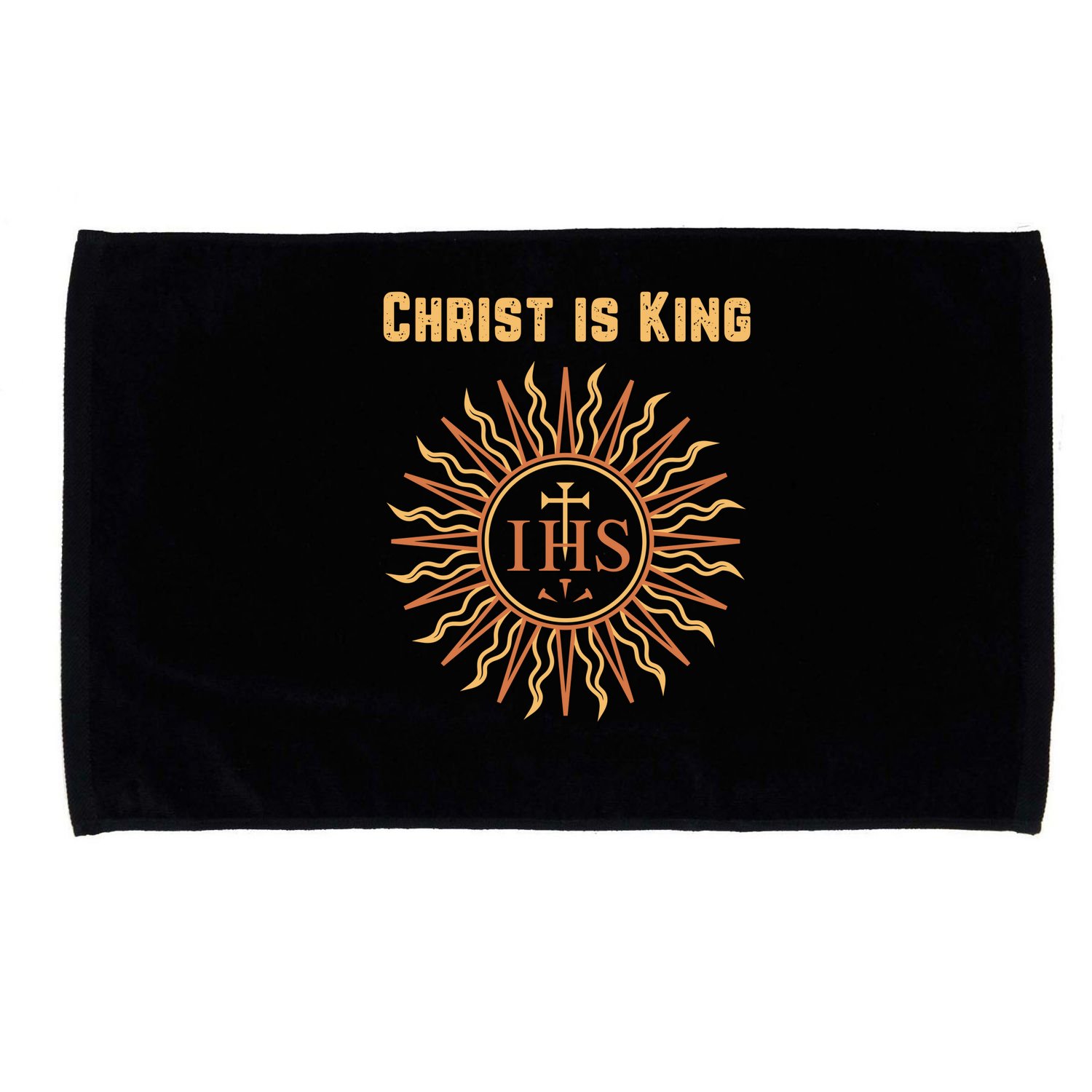 Christ is King Christian Easter Roman Catholic Microfiber Hand Towel
