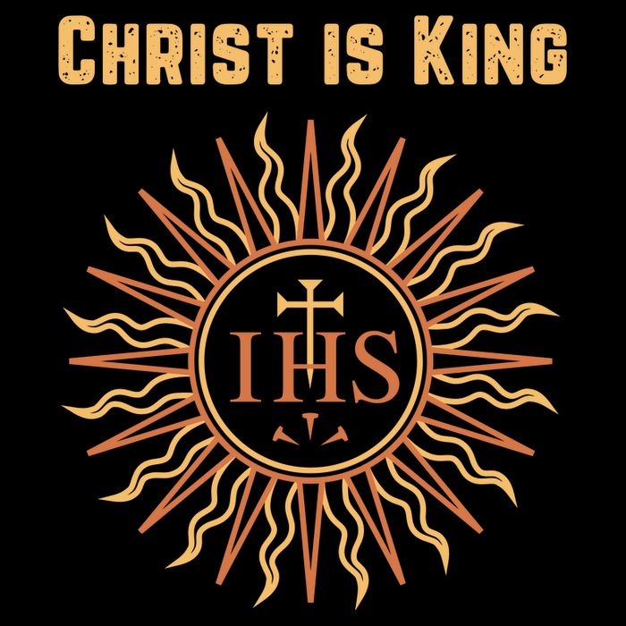 Christ is King Christian Easter Roman Catholic Women's V-Neck T-Shirt