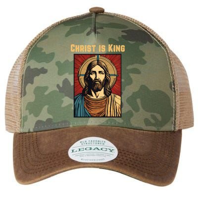 Christ is King Christian Easter Legacy Tie Dye Trucker Hat