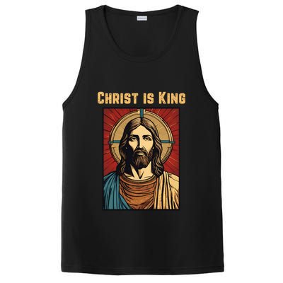 Christ is King Christian Easter PosiCharge Competitor Tank