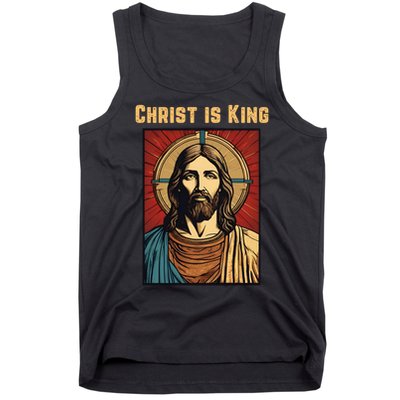 Christ is King Christian Easter Tank Top