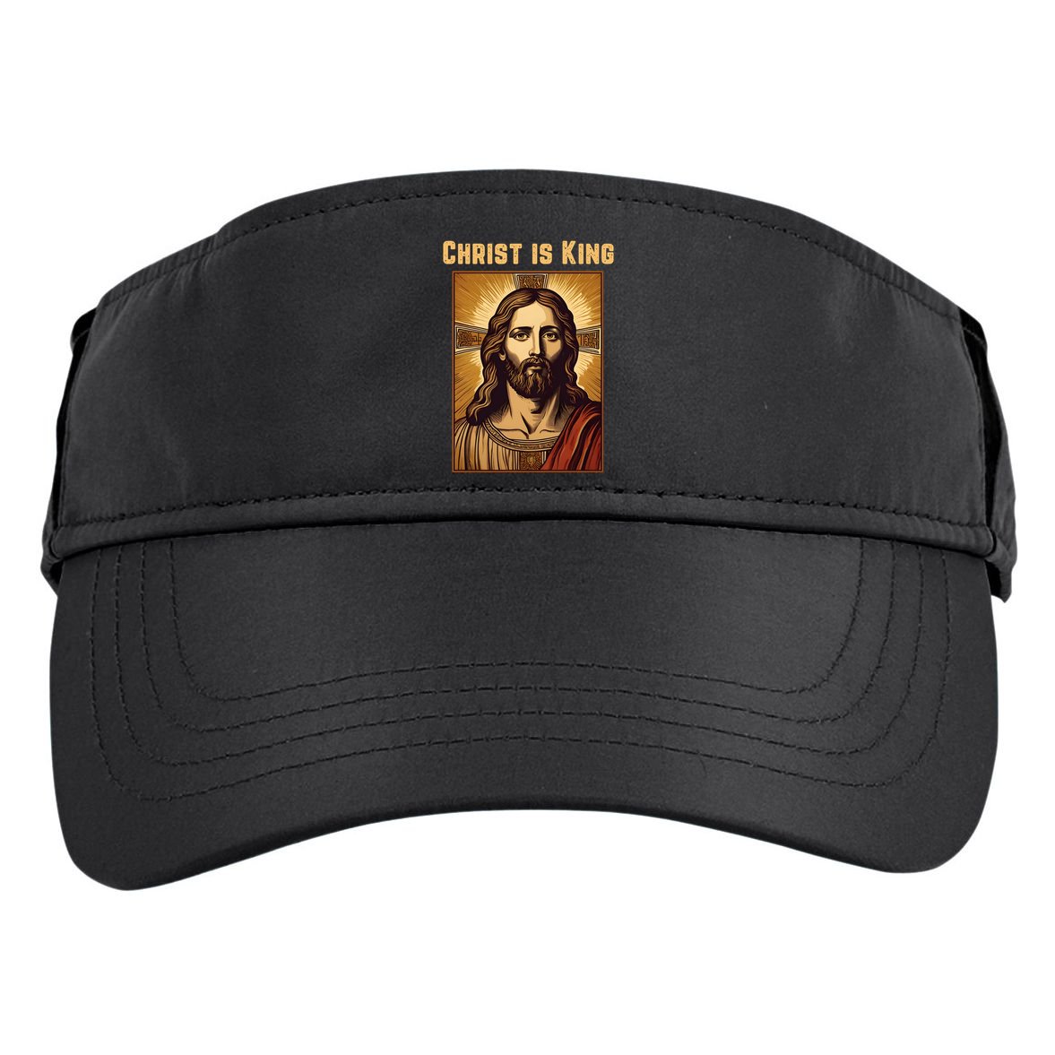 Christ is King Christian Easter Adult Drive Performance Visor