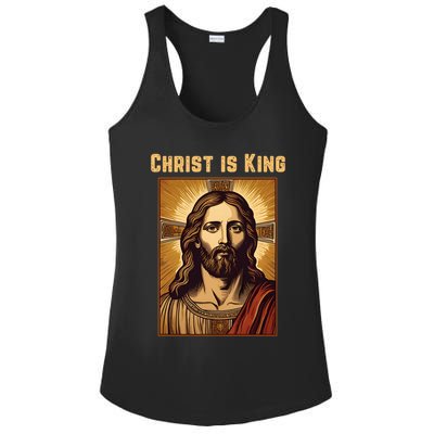Christ is King Christian Easter Ladies PosiCharge Competitor Racerback Tank