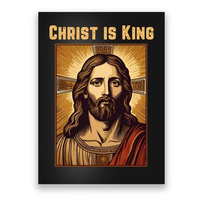 Christ is King Christian Easter Poster
