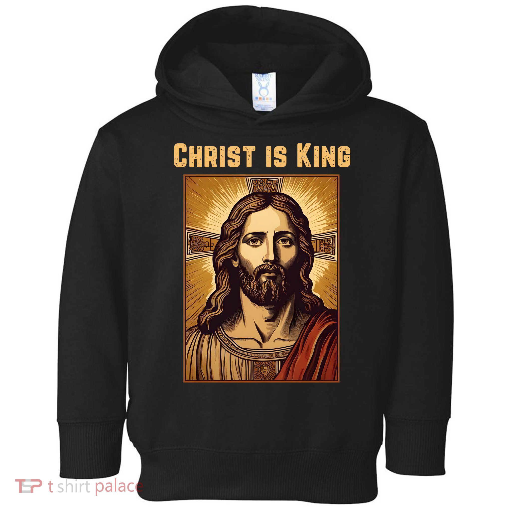 Christ is King Christian Easter Toddler Hoodie