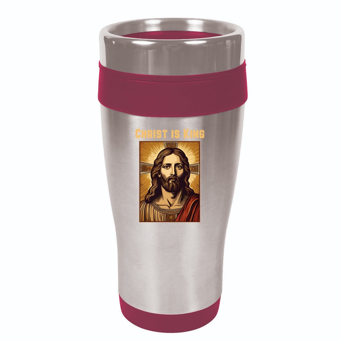 Christ is King Christian Easter 16oz Travel Tumbler