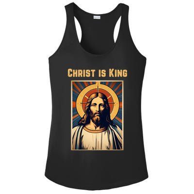 Christ is King Christian Easter Ladies PosiCharge Competitor Racerback Tank