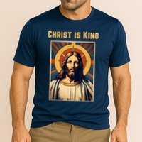 Christ is King Christian Easter Cooling Performance Crew T-Shirt