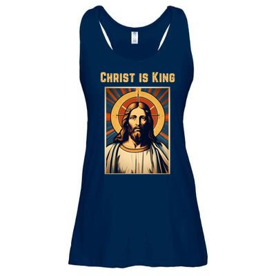 Christ is King Christian Easter Ladies Essential Flowy Tank