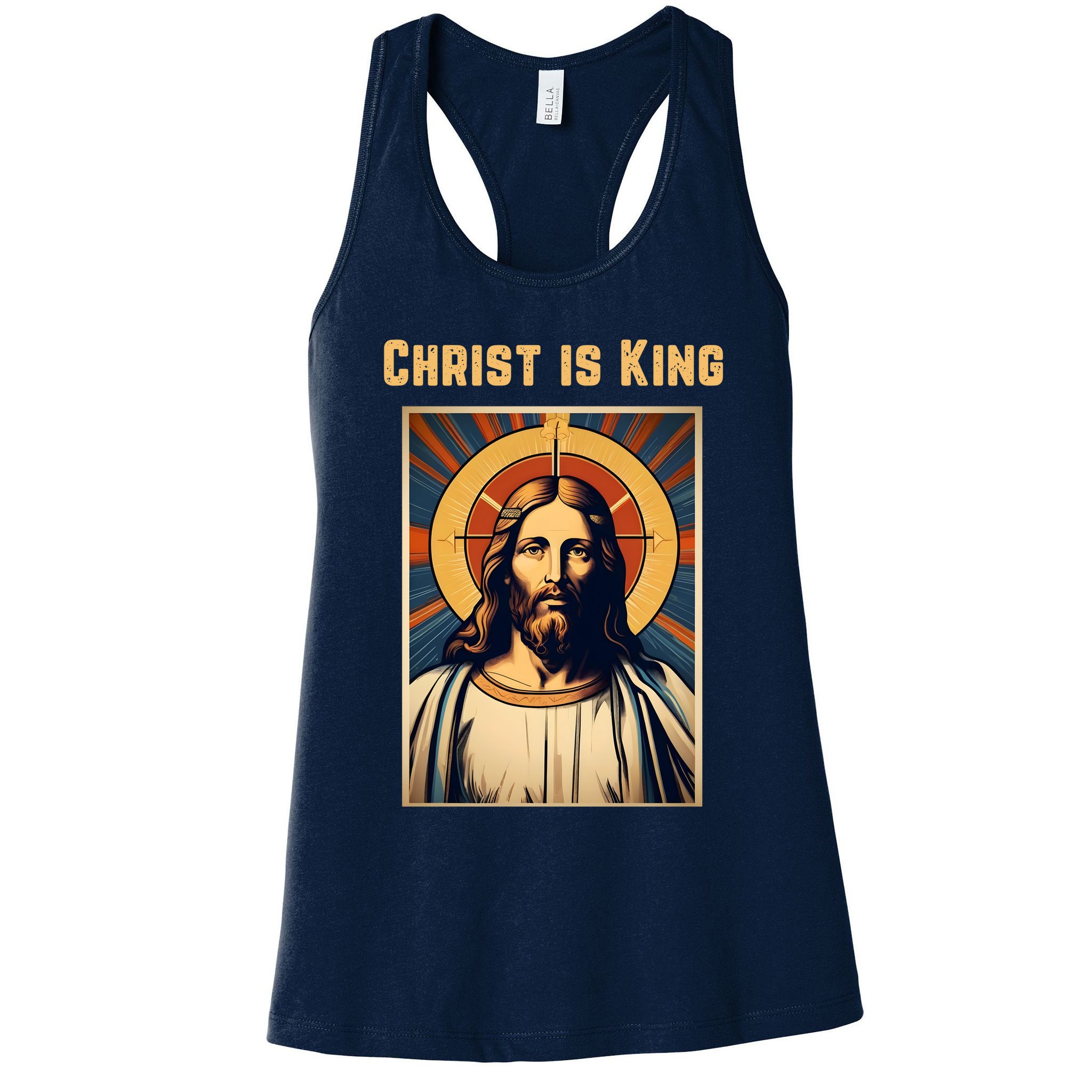 Christ is King Christian Easter Womens Tank Top
