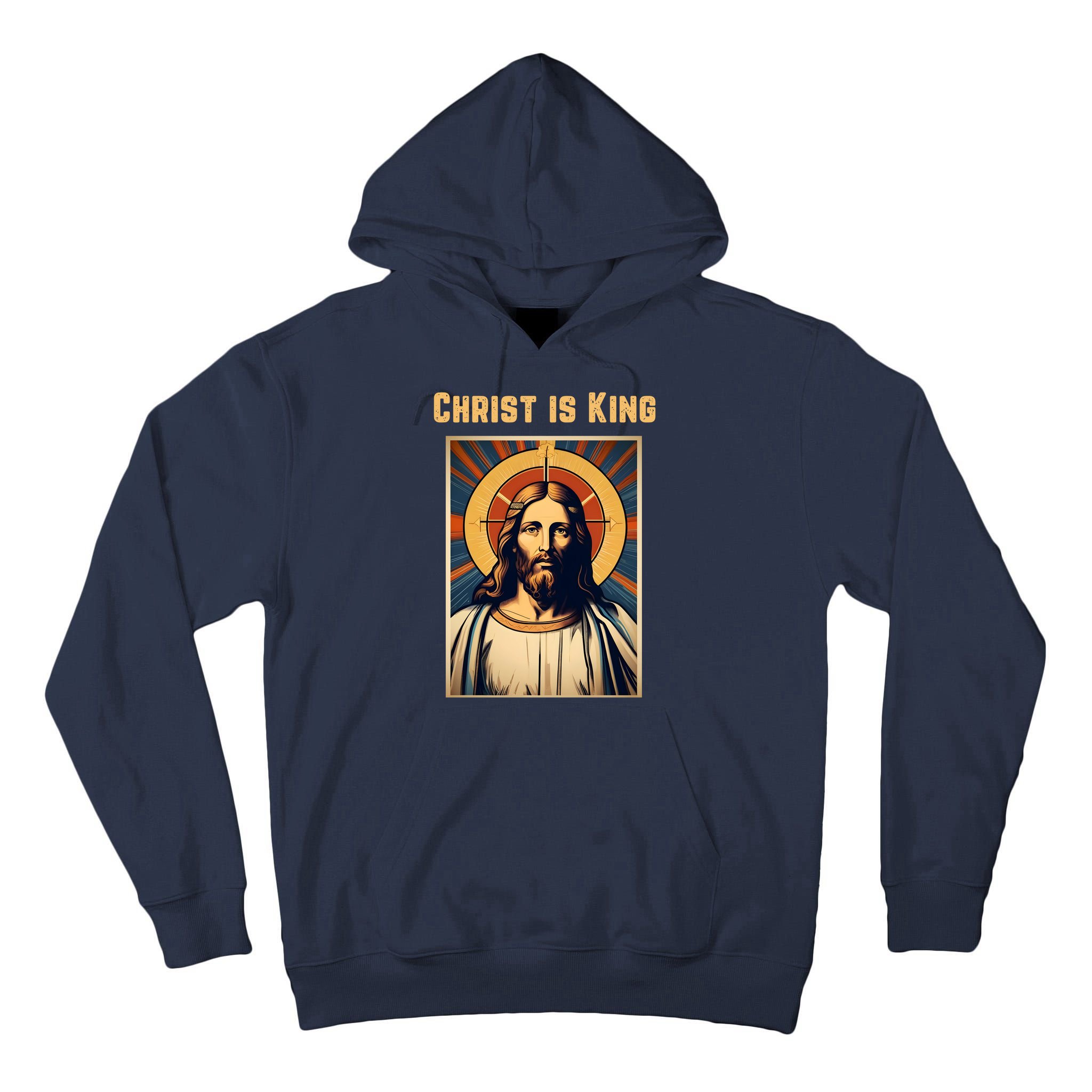 Christ is King Christian Easter Tall Hoodie