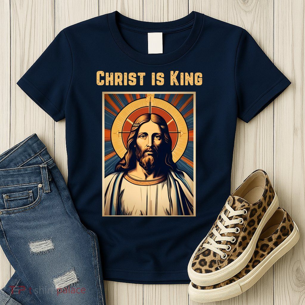 Christ is King Christian Easter Womens T-Shirt