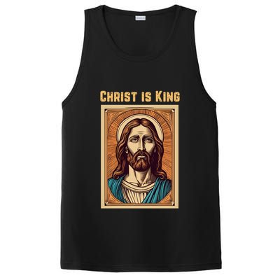 Christ is King Christian Easter PosiCharge Competitor Tank