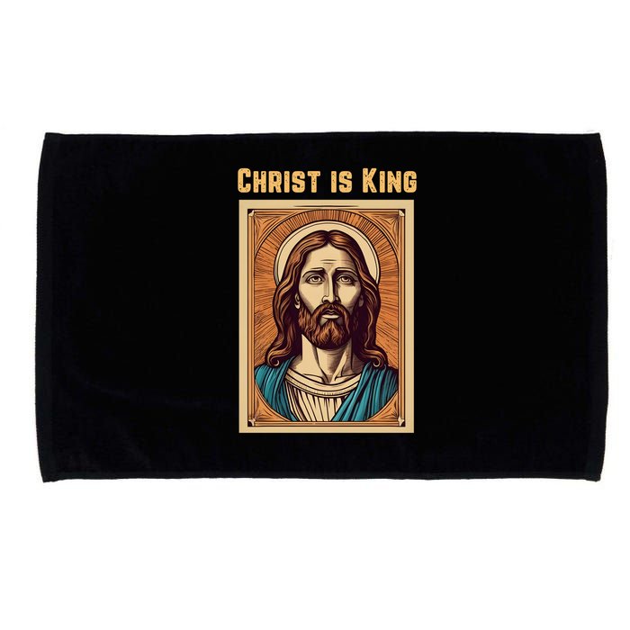 Christ is King Christian Easter Microfiber Hand Towel