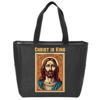 Christ is King Christian Easter Zip Tote Bag