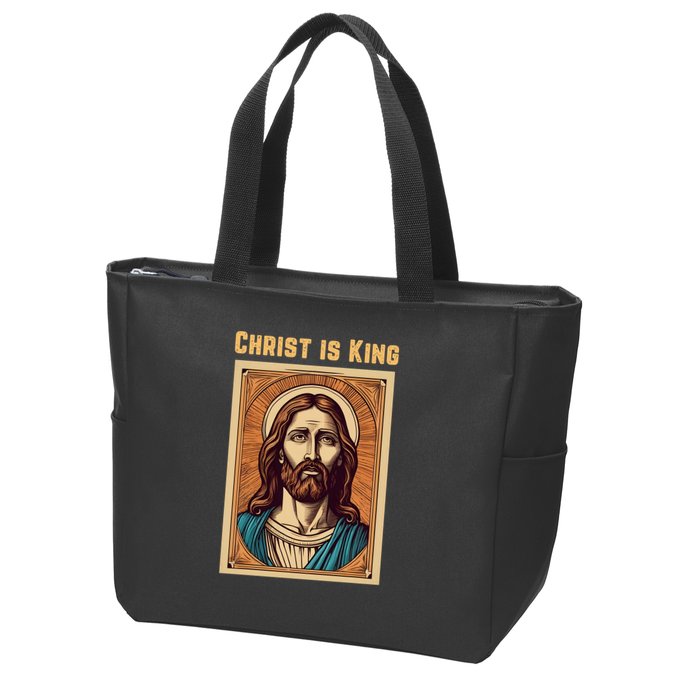 Christ is King Christian Easter Zip Tote Bag