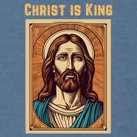 Christ is King Christian Easter Garment-Dyed Sweatshirt