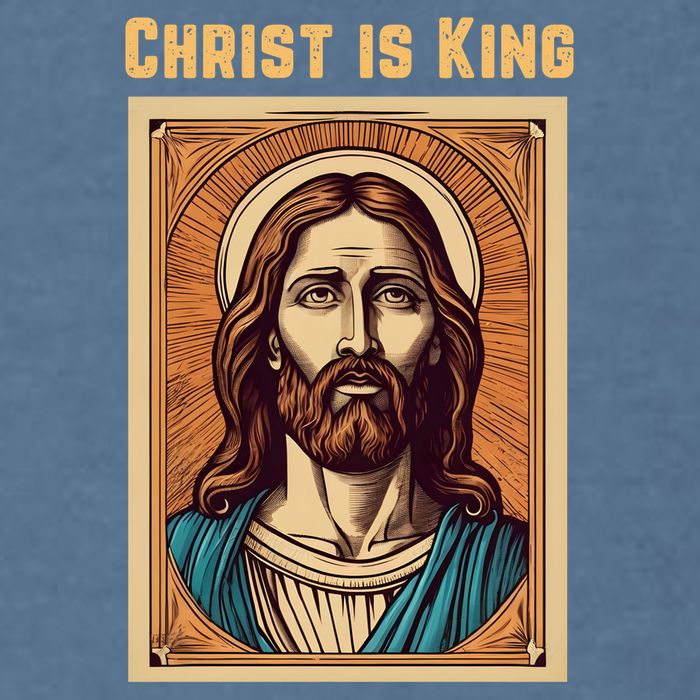Christ is King Christian Easter Garment-Dyed Sweatshirt