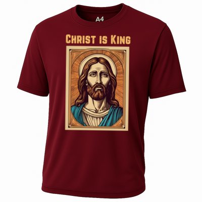 Christ is King Christian Easter Performance Shirt