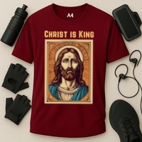 Christ is King Christian Easter Performance Shirt