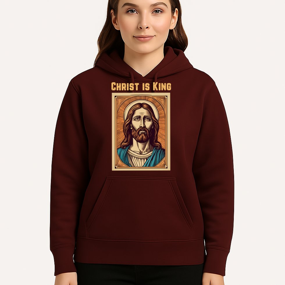 Christ is King Christian Easter Hoodie