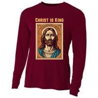Christ is King Christian Easter Cooling Performance Long Sleeve Crew