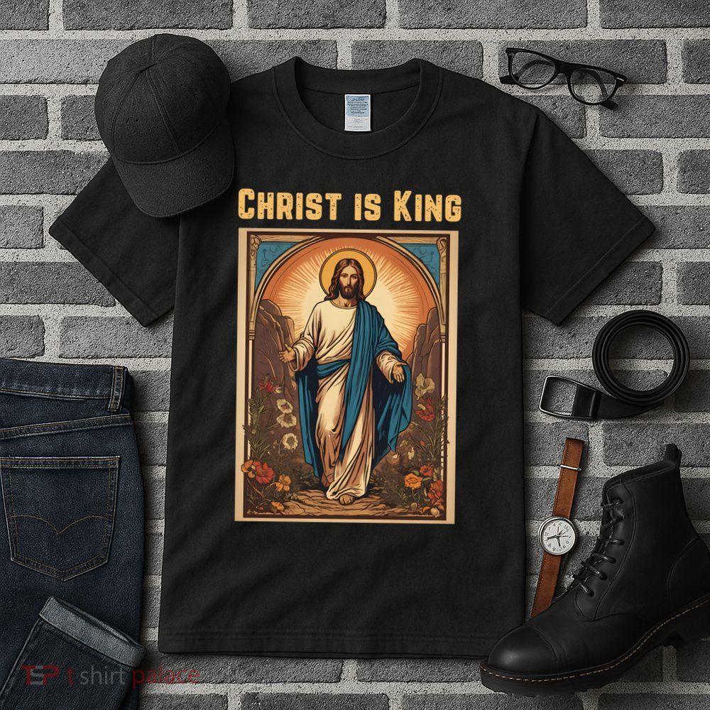 Christ is King Christian Easter Tall T-Shirt