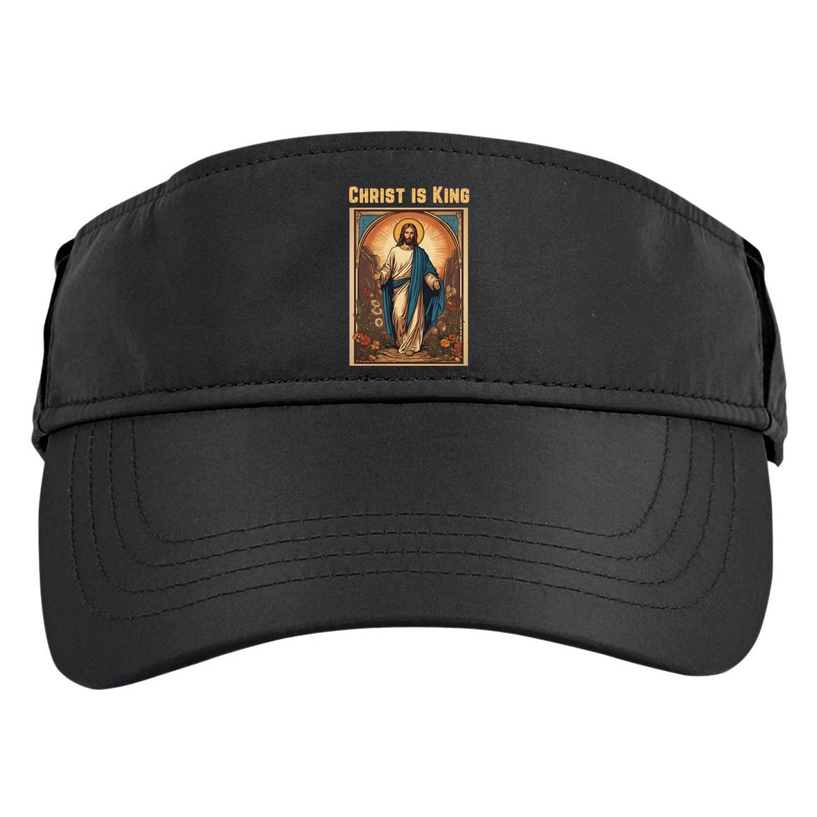 Christ is King Christian Easter Adult Drive Performance Visor