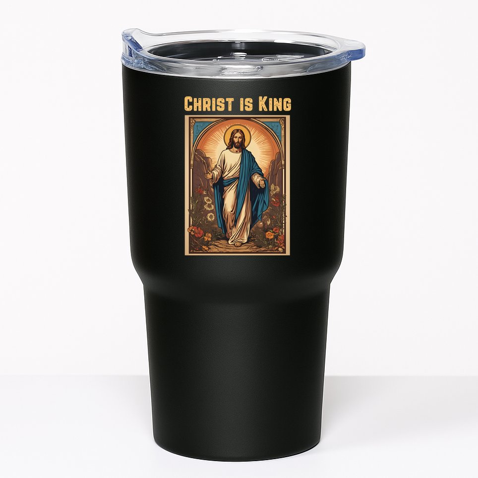 Christ is King Christian Easter Tumbler