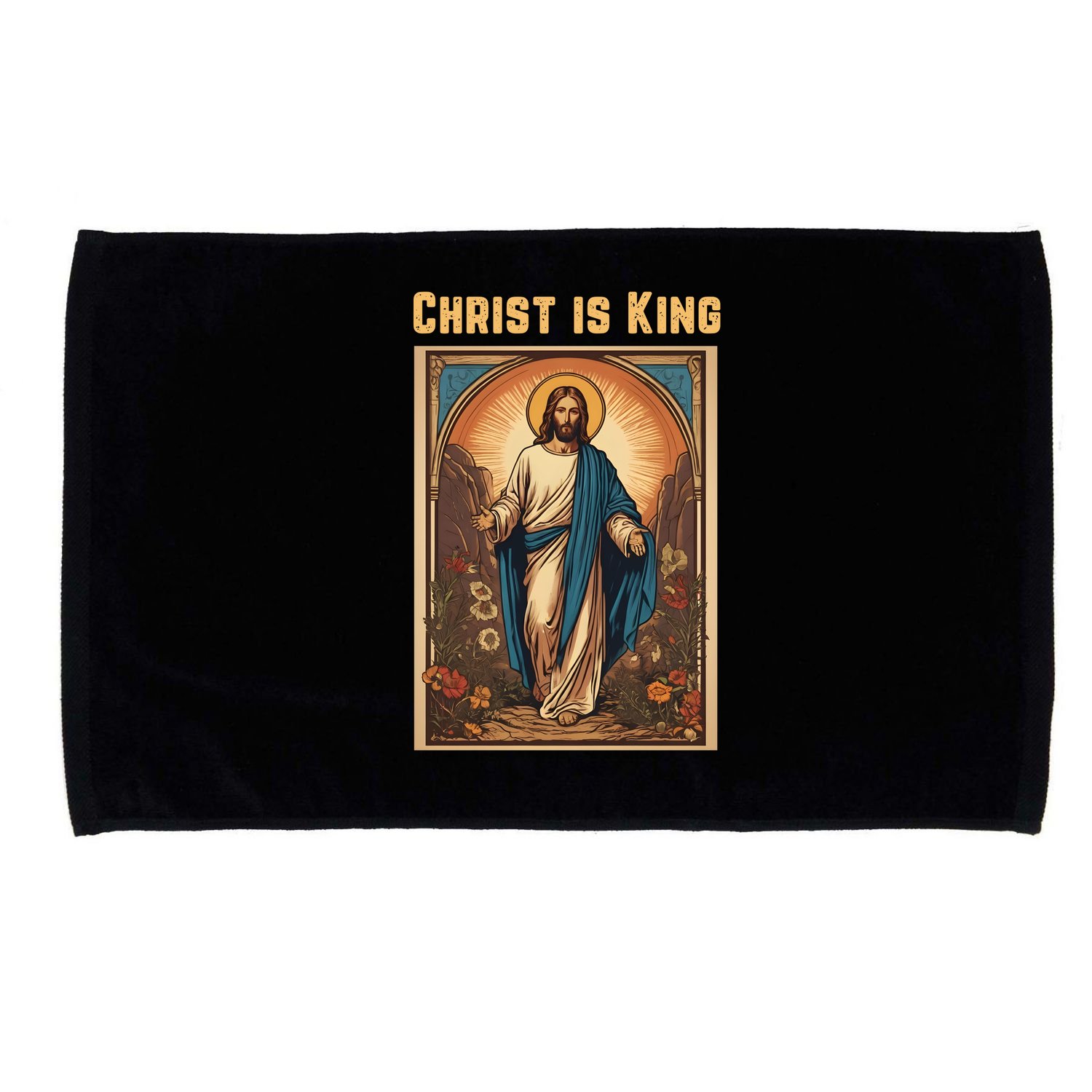 Christ is King Christian Easter Microfiber Hand Towel