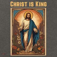 Christ is King Christian Easter Cotton Canvas Backpack