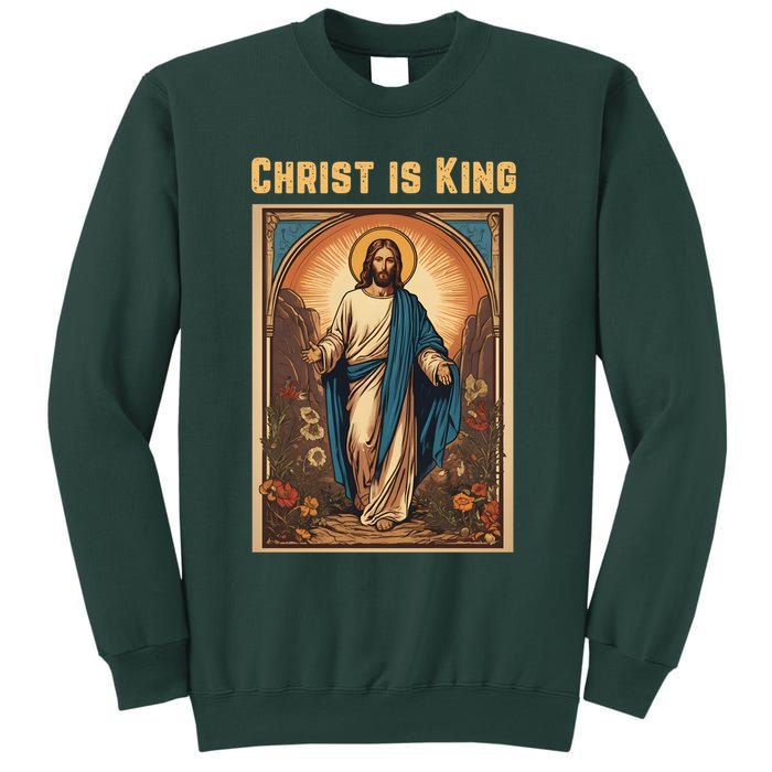 Christ is King Christian Easter Sweatshirt