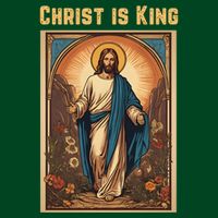 Christ is King Christian Easter Cooling Performance Long Sleeve Crew