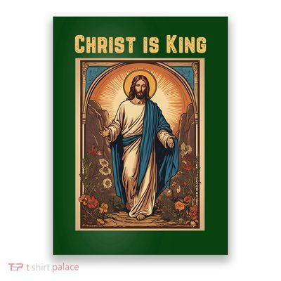 Christ is King Christian Easter Poster