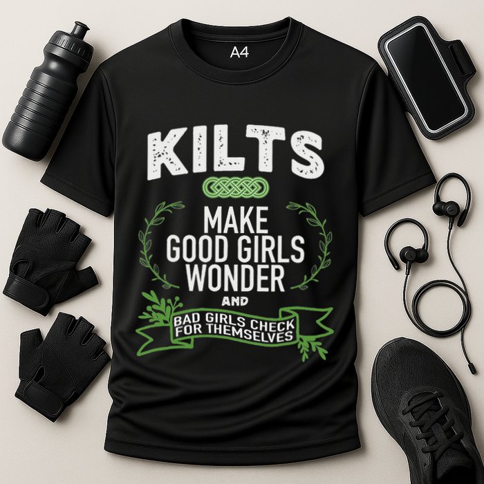 Celtic In Kilts Wonder Joke St. Patricks Scottish Performance Shirt