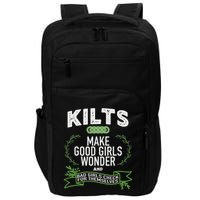Celtic In Kilts Wonder Joke St. Patricks Scottish Impact Tech Backpack