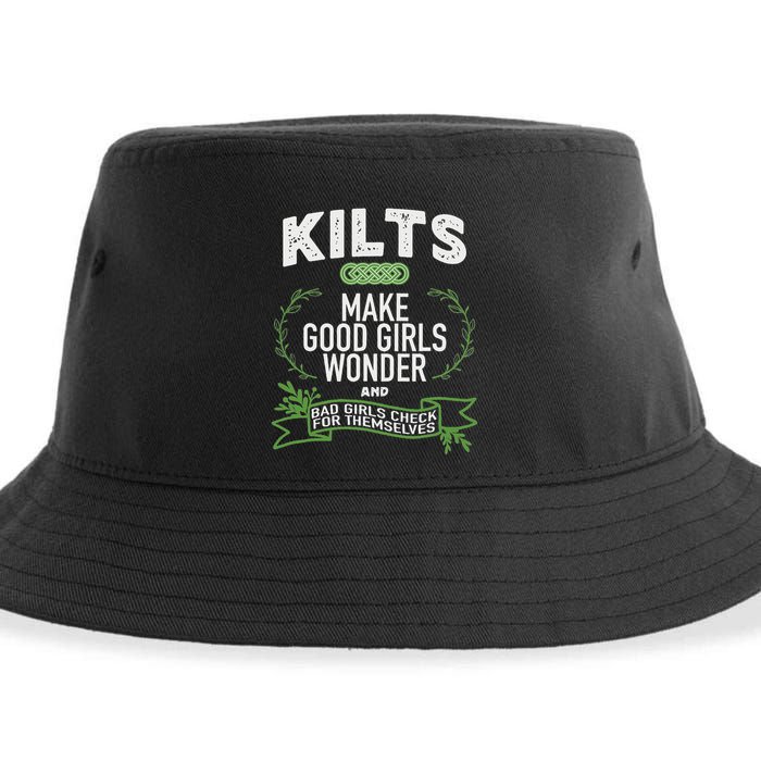 Celtic In Kilts Wonder Joke St. Patricks Scottish Sustainable Bucket Hat