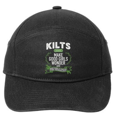 Celtic In Kilts Wonder Joke St. Patricks Scottish 7-Panel Snapback Hat