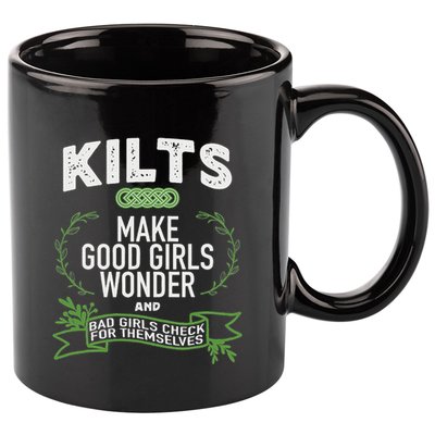 Celtic In Kilts Wonder Joke St. Patricks Scottish 11oz C Handle Ceramic Mug