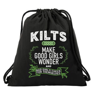Celtic In Kilts Wonder Joke St. Patricks Scottish Drawstring Bag