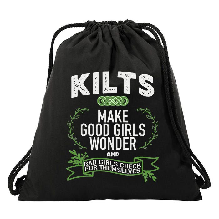 Celtic In Kilts Wonder Joke St. Patricks Scottish Drawstring Bag