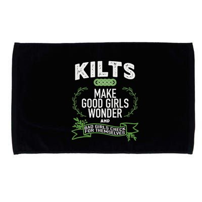 Celtic In Kilts Wonder Joke St. Patricks Scottish Microfiber Hand Towel