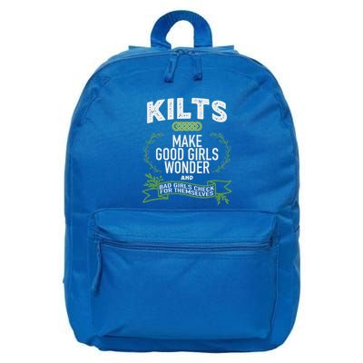 Celtic In Kilts Wonder Joke St. Patricks Scottish 16 in Basic Backpack