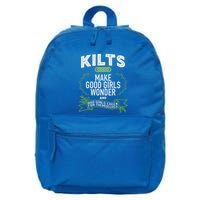 Celtic In Kilts Wonder Joke St. Patricks Scottish 16 in Basic Backpack