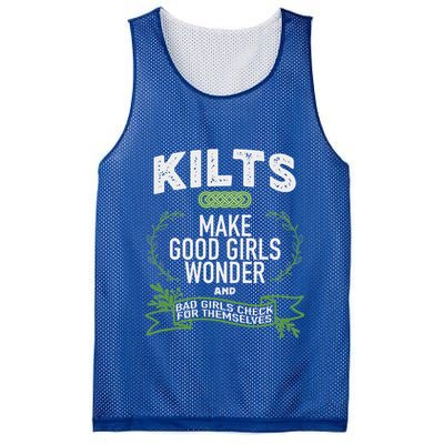 Celtic In Kilts Wonder Joke St. Patricks Scottish Mesh Reversible Basketball Jersey Tank