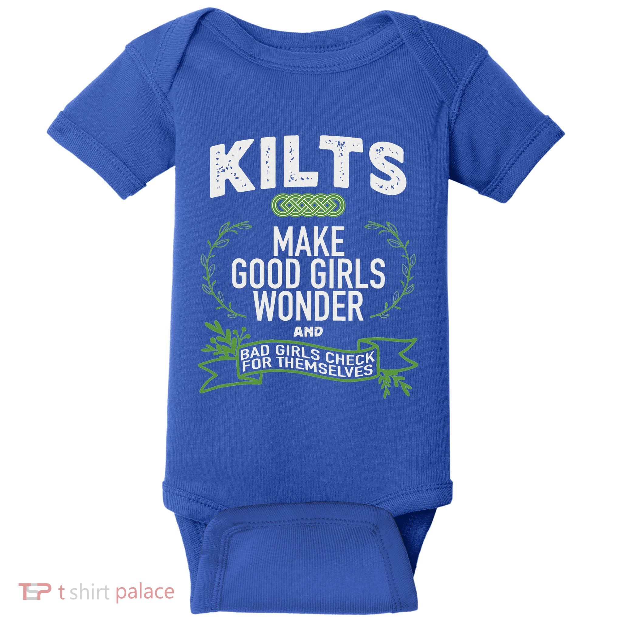 Celtic In Kilts Wonder Joke St. Patricks Scottish Baby Bodysuit