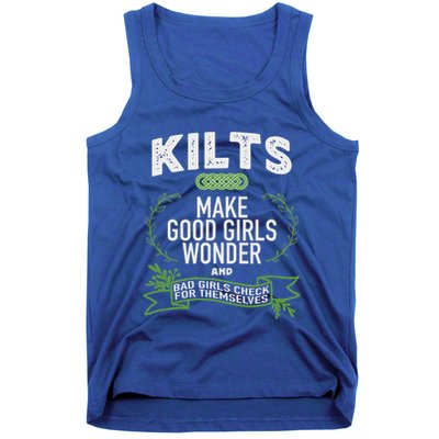 Celtic In Kilts Wonder Joke St. Patricks Scottish Tank Top