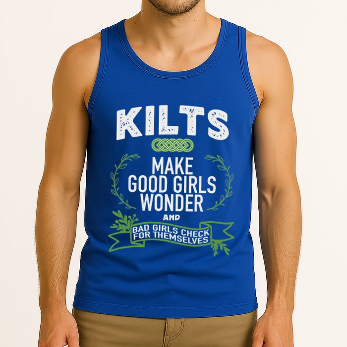 Celtic In Kilts Wonder Joke St. Patricks Scottish Tank Top