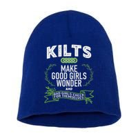 Celtic In Kilts Wonder Joke St. Patricks Scottish Short Acrylic Beanie